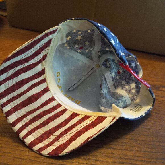 United We Stand America Flag Snapback Trucker Blue Red White  Adjustable - Picture 6 of 7